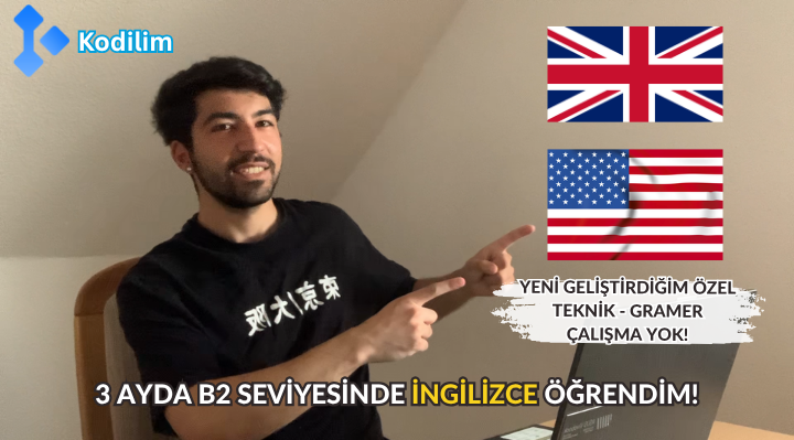 3 AYDA B2 SEVİYESİ İNGİLİZCE ÖĞRENDİM! BU TEKNİĞİ UYGULAYAN DİL ÖĞRENİYOR!